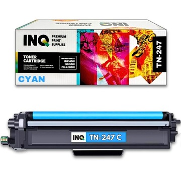 Toner z NOWYM CHIPEM TN247 niebieski zamiennik do drukarki Brother PREMIUM