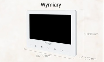 Policetech VDA02-KIT 7-дюймовый видеодомофон для одной семьи