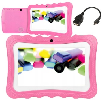 Dětský Tablet 7 Palců 2+32 Gb Android Wifi Dvojitá Fotoaparáta S Ochranným Pouzdro