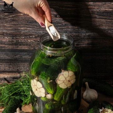 СТЕКЛЯННАЯ БАНКА 4 Л 4000 МЛ МЕДОВАЯ БАНКА ПЕЧЕНЬЕ ОГУРЕЧНО-КАПУСТА + КРЫШКА