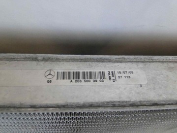 MERCEDES C CLASS W203 203 ВОДЯНОЙ РАДИАТОР