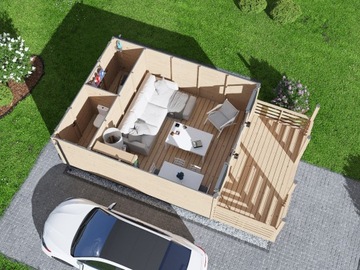 Garden House 4x6 House 4x3 Терраса 4x3 Беседка 4x4 Mdn5 040425