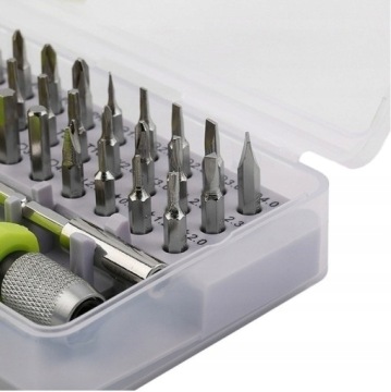 НАБОР ОТВЕРТОК НАБОР НАСАДОК 32в1 ДЛЯ АВТОМОБИЛЕЙ