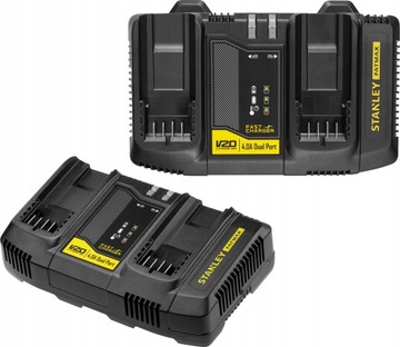 ЗАРЯДНОЕ УСТРОЙСТВО STANLEY ДВУХПОРТОВОЕ 18 В FATMAX V20 SFMCB24
