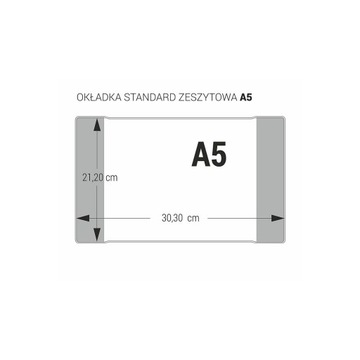 Okładka na zeszyt A5 OZK-01 50szt.