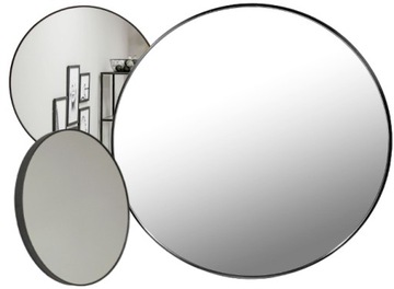 LUSTRO OKRĄGŁE na ścianę do łazienki salonu 80cm