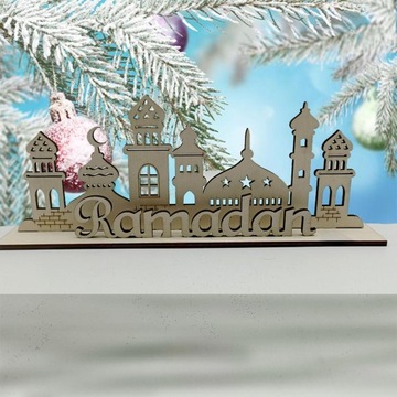 Dekoracja stołu Eid Mubarak Ramadan Ornament Islamski Muzułmański Dekoracja stołu