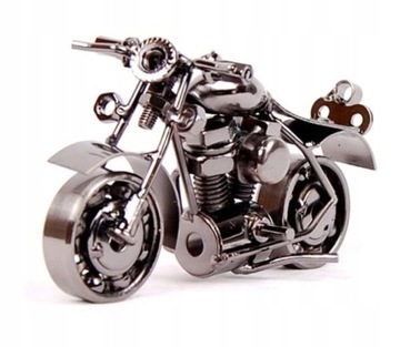 RETRO METALOWA FIGURKA MOTOCYKL PREZENT - M37