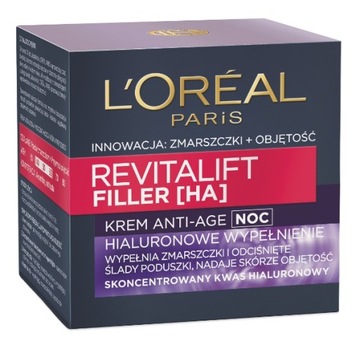 L'Oreal Paris Revitalift Filler krem na noc 50ml