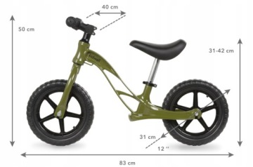 Легкий магниевый беговел Kidwell ROCKY 2+