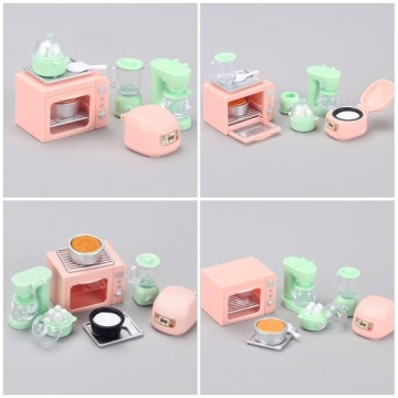 1 КОМПЛЕКТ ДЕТАЛЬНЫХ МИНИ-КУХОННЫХ ПРИБОРОВ ДЛЯ ИГРЫ В КУКОЛЬНЫЙ ДОМИК