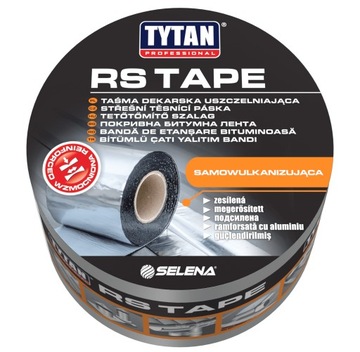 Taśma Dekarska RS TAPE Tytan Professional 30cm x 10m Brązowy Bitumiczna