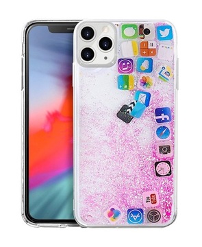 ETUI BROKAT DO IPHONE 11 PRO ICON LIQUID CASE