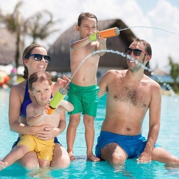 PISTOLETY NA WODĘ PIANY 15.5CM MINI PISTOLETY NA WODĘ DO PLAŻA BASENIE 6SZT