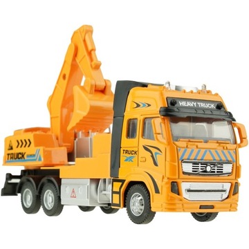 МОДЕЛЬ ЭКСКАВАТОРА ГРУЗОВИКА ЗВУК ПРИВОДА ФОНАРИ