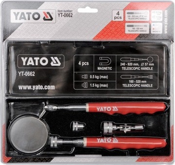YT-0662 Зеркало YATO + комплект для проверки захвата