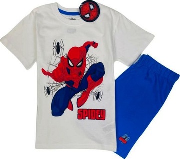Chłopięca piżama Spiderman pidżama krótkie spodenki Disney 110 cm