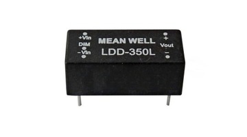 Driver LED MEAN WELL LDD-350L, 11W, 350mA, DC/DC
