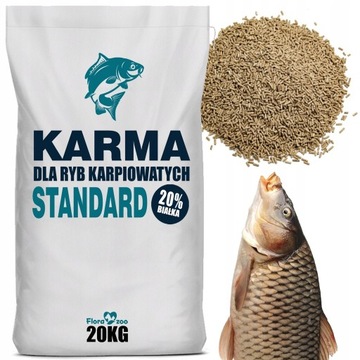 KARMA POKARM DLA RYB KARPI KOI PASZA GRANULAT