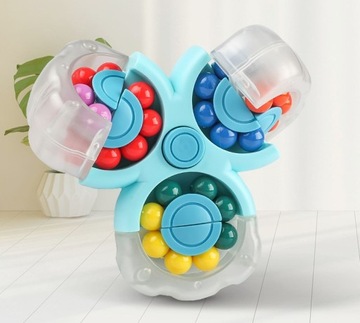 АНТИСТРЕССОВАЯ ИГРУШКА FIDGET SPINNER CUBE 2в1