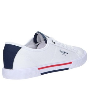 Pepe Jeans Tenisówki Brady Men Basic PMS30816 White 800