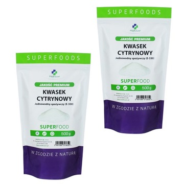 KWAS KWASEK CYTRYNOWY E330 spożywczy czysty 1 kg