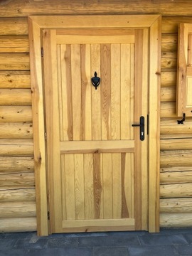 КЛАССИЧЕСКИЕ ДЕРЕВЯННЫЕ ДВЕРИ 100х200 ЭКСТЕРЬЕР