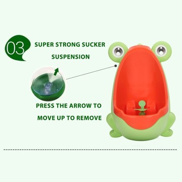 НАСТЕННЫЙ ПИСУС-ГОРШОК ДЛЯ РЕБЕНКА, МАЛЬЧИКА, ЛЯГУШКИ