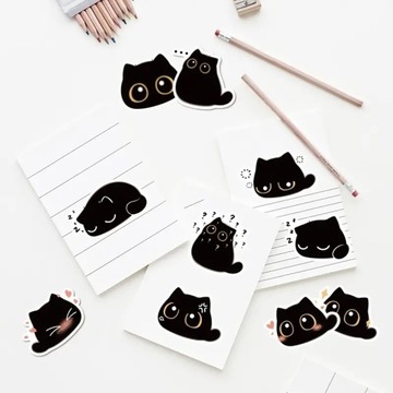 НАКЛЕЙКИ BLACK CATS НАКЛЕЙКИ МИКС ВОДОНЕПРОНИЦАЕМЫЕ BLACK CAT KITTS 40 шт.