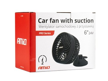 АВТОМОБИЛЬНЫЙ ВЕНТИЛЯТОР AMiO АВТОМОБИЛЬНЫЙ ВЕНТИЛЯТОР 24В