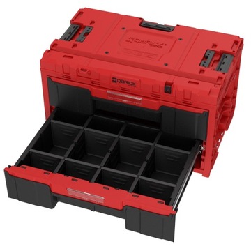 Skrzynka z szufladami Qbrick System ONE 2.0 DRAWER 2 TOOLBOX EXPERT RED