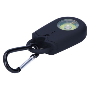 125 дБ Черный сигнал тревоги для самообороны Аварийный свет SOS Alert LED с