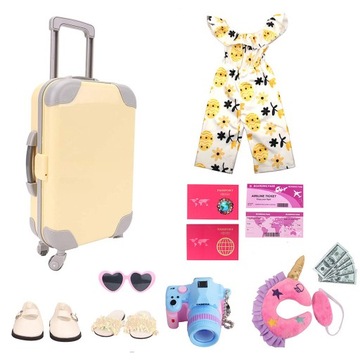 American Girl Doll Clothes Luggage Suit Shaff Doll