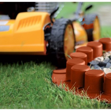 Пластиковый садовый бордюр Prosperplast 405 см x 6 см оранжевый