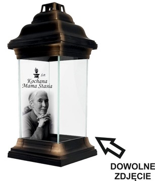 ZNICZ kapliczka Personalizowany ! ZE ZDJĘCIEM ! nadruk UV TWÓJ NAPIS