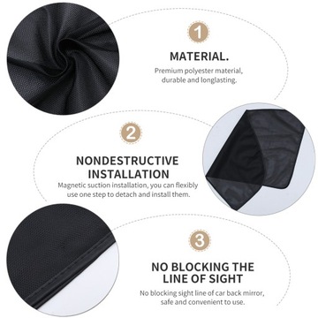 АВТОМОБИЛЬНЫЙ СОЛНЦЕЗАЩИТНЫЙ КОЗЫРЕК ДЛЯ БЛОКИРОВКИ ЗАДНЕГО СТЕКЛА