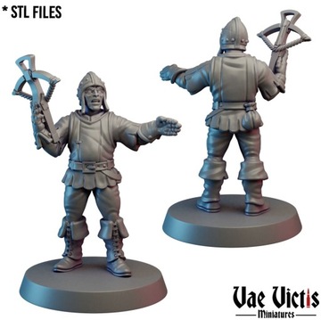 Assembled Village Guards - x8 - 3dmonkeypl