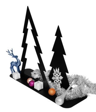 РОЖДЕСТВЕНСКАЯ ЕЛКА, металл ЛОФТ, РОЖДЕСТВЕНСКОЕ украшение, двойное оформление