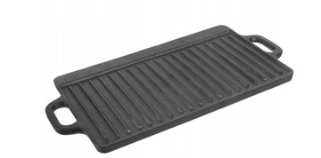 ГРИЛЬНАЯ ПЛИТА, ЧУГУННАЯ, ДВУСТОРОННЯЯ СКОВОРОДА