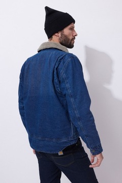 Carhartt kurtka męska jeansowa bez kaptura 105478 rozmiar S