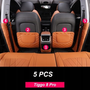 Dla Chery Tiggo 8 Pro skórzana podkładka