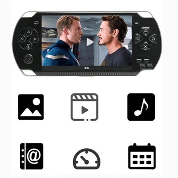 Портативная игровая консоль X6 Портативная мини-портативная игровая консоль в стиле ретро
