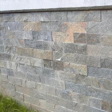 НАТУРАЛЬНЫЙ КАМЕНЬ / ЗЕЛЕНЫЙ СЛАНЕЦ DEOLI ФАСАДЫ/СТЕНЫ 10x30x0,8-1,3см