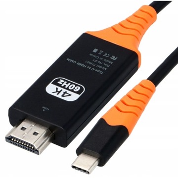 Кабель USB C — HDMI 2.0 2 м UHD 4K/60 Гц MHL для MacBook