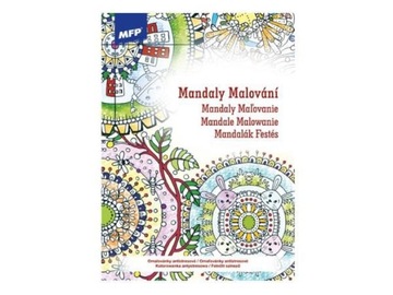 KOLOROWANKA ANTYSTRESOWA MANDALE, MALOWANIE 32 STR