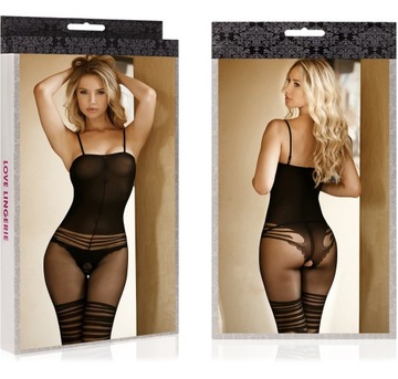 BODYSTOCKING EROTYCZNE SEX BODY Z DZIURKĄ W KROKU
