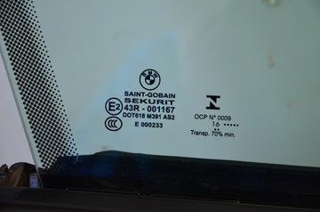 BMW M2 F87 SKLO (OKNO) BOČNÍ DVEŘE PRAVÁ 2016