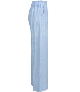 Lniany komplet oversize spodnie kultoy i krótka koszula LAILA M