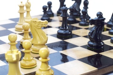 Набор шахматных фигурок серии ROOGU Reykjavik 3,75 дюйма из дерева Стонтон, ручная работа, Индия