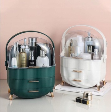 КОРОБКА-ОРГАНИЗАТОР КОРОБКА ДЛЯ КОСМЕТИКИ ЮВЕЛИРНЫЕ ИЗДЕЛИЯ БОЛЬШАЯ КОСМЕТИЧКА